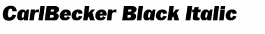 Download CarlBecker-Black Font