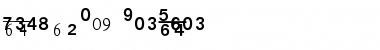 Numerics P09 Font