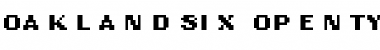 OaklandSix Regular Font