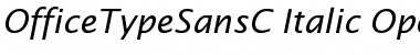 Download OfficeTypeSansC Font