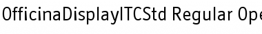 Download Officina Display ITC Std Font