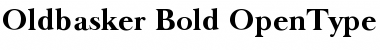 Oldbasker-Bold Regular Font