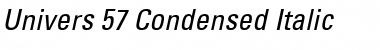 Download Univers 57 Condensed Font