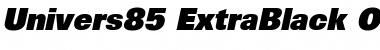 Download Univers85-ExtraBlack Font