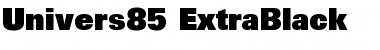 Download Univers85-ExtraBlack Font