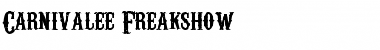 Carnivalee Freakshow Regular Font