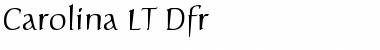 Carolina LT Dfr Regular Font