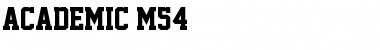 Download Academic M54 Font