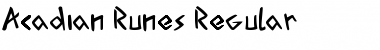 Acadian Runes Font