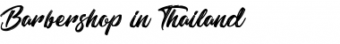 Download Barbershop in Thailand Font