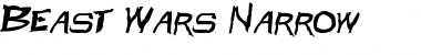 Download Beast Wars Narrow Font