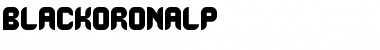 Download BlackoronAlp Font