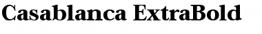 Download Casablanca-ExtraBold Font