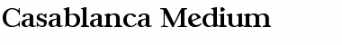 Casablanca-Medium Regular Font