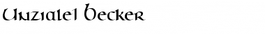 Download Unziale1 Becker Font