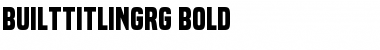 Built Titling Bold Font