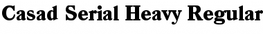 Casad-Serial-Heavy Regular Font