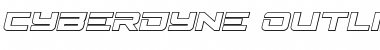 Cyberdyne Outline Italic Outline Italic Font