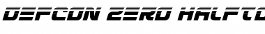 Download Defcon Zero Halftone Italic Font