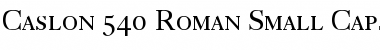 Download Caslon 540 RomanSC Font