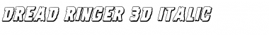 Download Dread Ringer 3D Italic Font