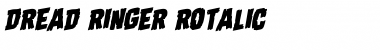 Download Dread Ringer Rotalic Font