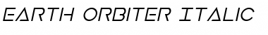 Earth Orbiter Italic Italic Font