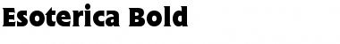 Esoterica Bold Regular Font