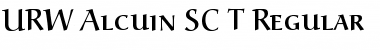 URW Alcuin SC T Regular Font