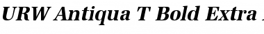 URW Antiqua T Regular Font