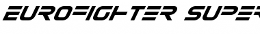 Eurofighter Super-Italic Italic Font