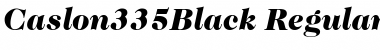 Download Caslon335Black Font