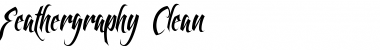 Feathergraphy Clean Regular Font