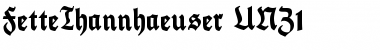 Download FetteThannhaeuser UNZ1 Font