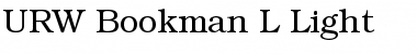 URW Bookman L Light Font