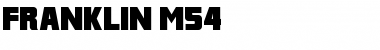 Franklin M54 Regular Font