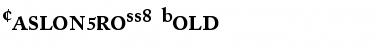 CaslonProSSK Bold Font