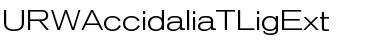 URWAccidaliaTLigExt Regular Font