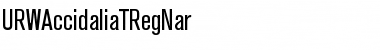 Download URWAccidaliaTRegNar Font