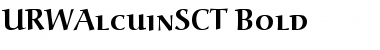 URWAlcuinSCT Bold Font