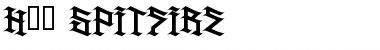 H74 Spitfire Regular Font