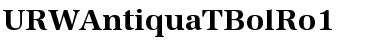 Download URWAntiquaTBolRo1 Font