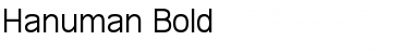 Hanuman Bold Font