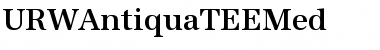 URWAntiquaTEEMed Regular Font