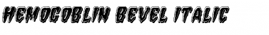 Hemogoblin Bevel Italic Italic Font