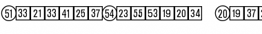 CatalogNumbers Regular Font