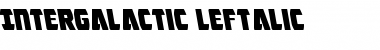 Download Intergalactic Leftalic Font