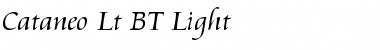 Cataneo Lt BT Light Font