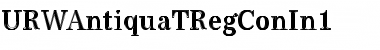 URWAntiquaTRegConIn1 Regular Font