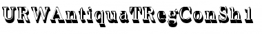 URWAntiquaTRegConSh1 Regular Font